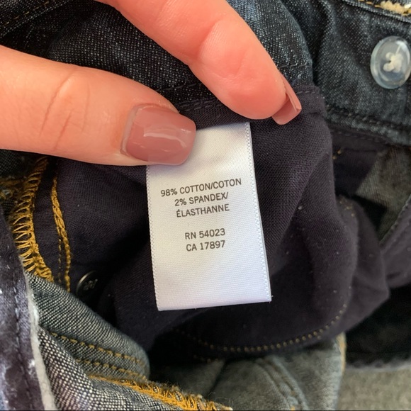 Banana Republic dark wash Bermuda shorts size 2 26 - Picture 5 of 6